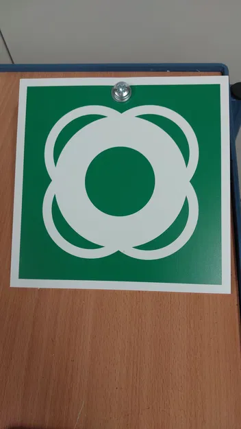 Giá đỡ cho ISO 7010 200 x 200 - Image 2