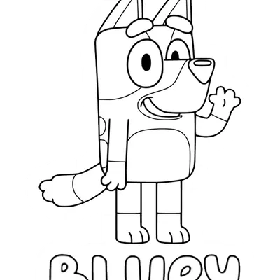 Mô Hình Bluey 4 Màu AMS