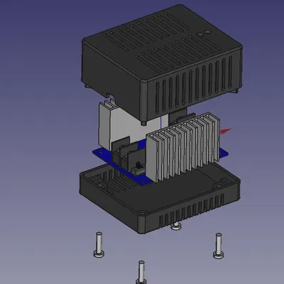 Hộp đựng bộ chuyển đổi DC-DC buck 300W 20A