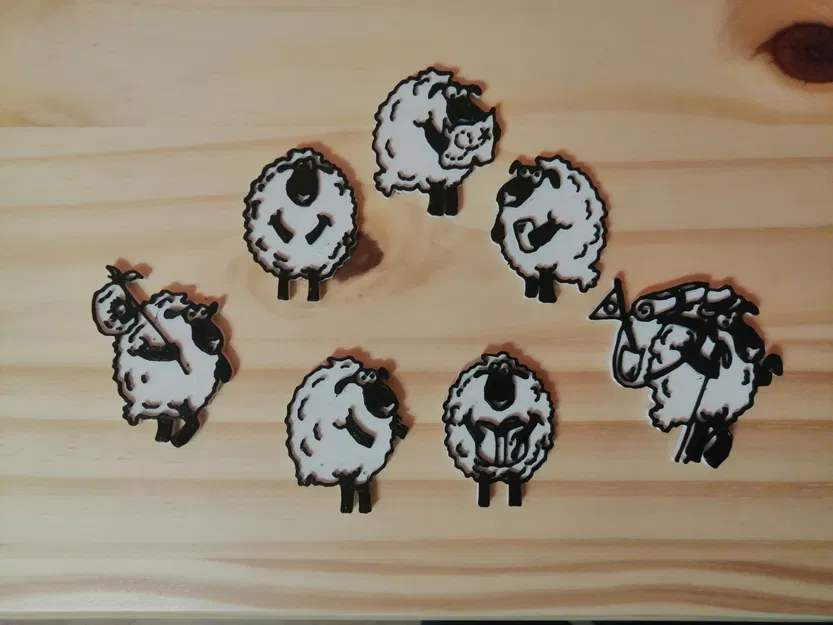 Huy Hiệu Cừu Dễ Thương - Image 1