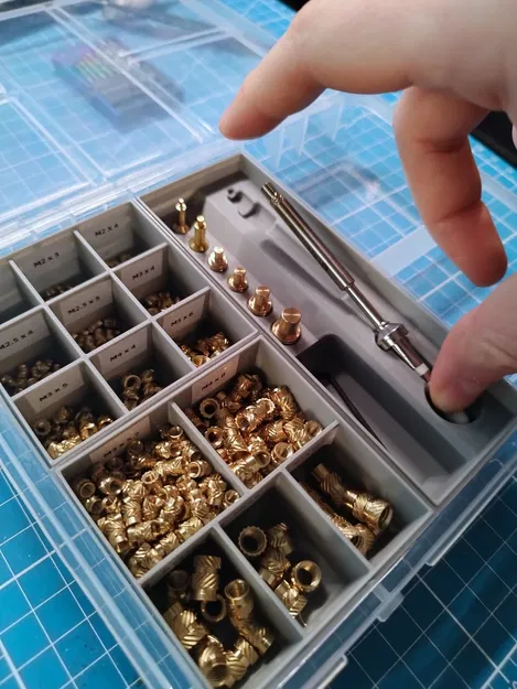 Khay Werckmann cho đầu hàn TS-100 của CNCKitchen và ốc ren - Image 2