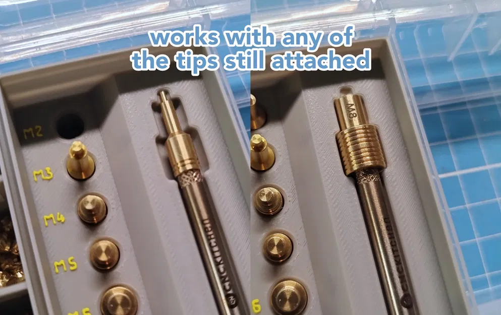 Khay Werckmann cho đầu hàn TS-100 của CNCKitchen và ốc ren - Image 3