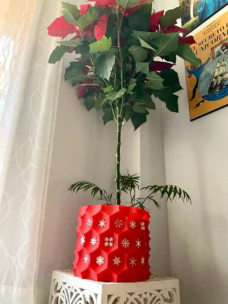 Chậu Hoa Giáng Sinh "Anti-sphere" Remix Vẽ Tuyết - Thiết Kế Vase Mode - Image 4