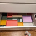 Phụ kiện chia ngăn kéo tủ IKEA Malm / Hộp đựng ngăn kéo Komode - Thumbnail 1