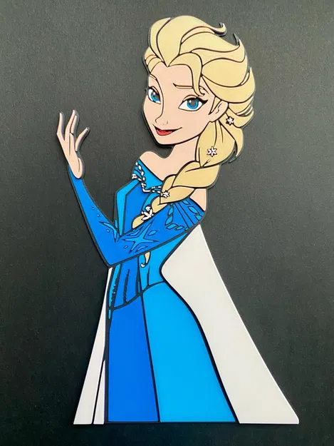 Elsa - Frozen - Disney (Mô hình in 3D) - Image 1