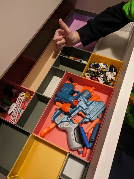 Phụ kiện chia ngăn kéo tủ IKEA Malm / Hộp đựng ngăn kéo Komode - Image 3