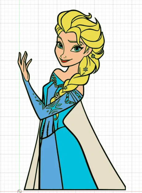 Elsa - Frozen - Disney (Mô hình in 3D) - Image 2