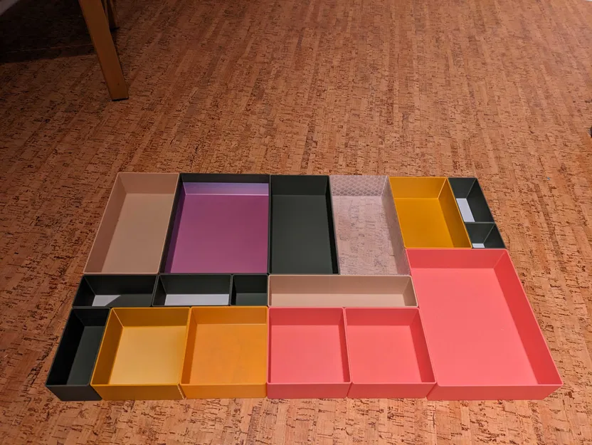 Phụ kiện chia ngăn kéo tủ IKEA Malm / Hộp đựng ngăn kéo Komode - Image 4