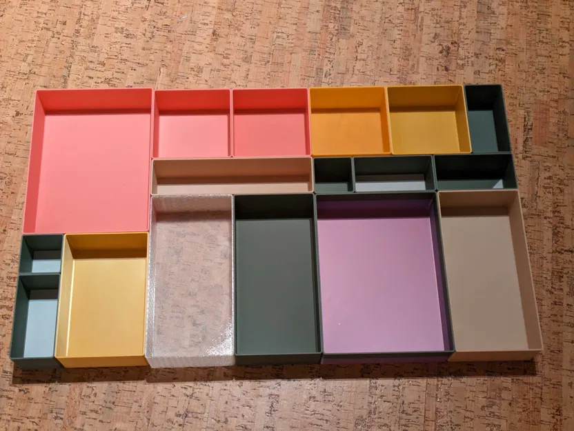 Phụ kiện chia ngăn kéo tủ IKEA Malm / Hộp đựng ngăn kéo Komode - Image 5