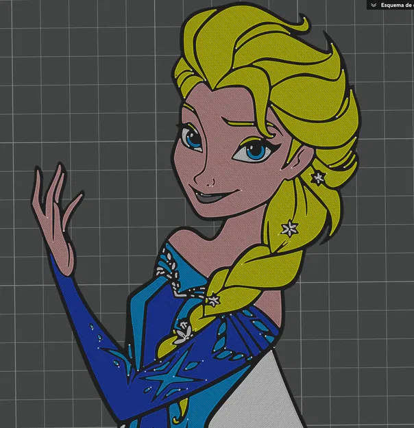 Elsa - Frozen - Disney (Mô hình in 3D) - Image 7