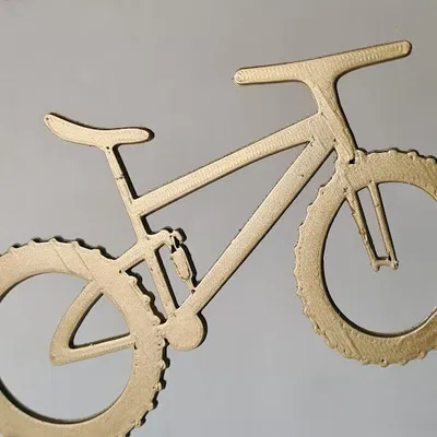 Mô hình Xe đạp Địa hình MTB 2D & Bản vẽ SVG