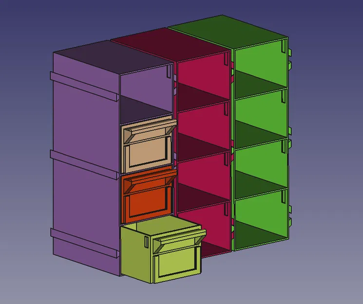 Hộp đựng đồ module cho phụ kiện nhỏ - Image 2