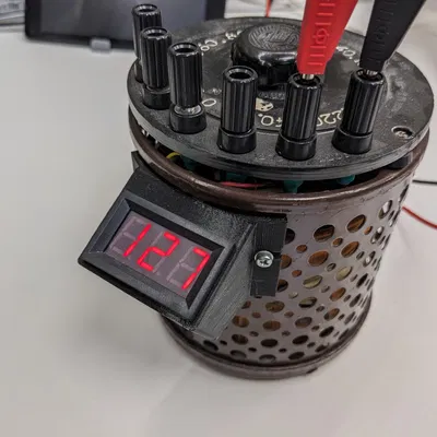 Vỏ hộp đồng hồ điện áp cho variac kiểu Xô Viết cũ