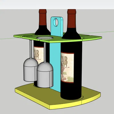 ORGANIZZATORE GT157 - Kệ Để Chai Rượu Bàn