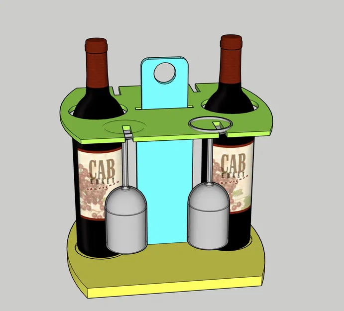 ORGANIZZATORE GT157 - Kệ Để Chai Rượu Bàn - Image 4