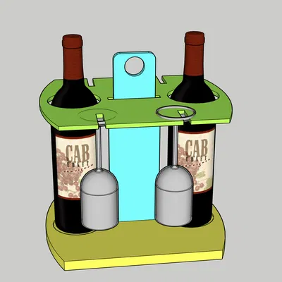 ORGANIZZATORE GT157 - Kệ Để Chai Rượu Bàn