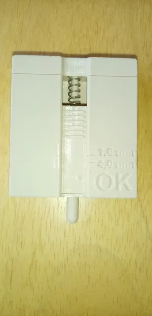 Thước đo độ sâu rãnh lốp xe + Hộp đựng. - Image 2