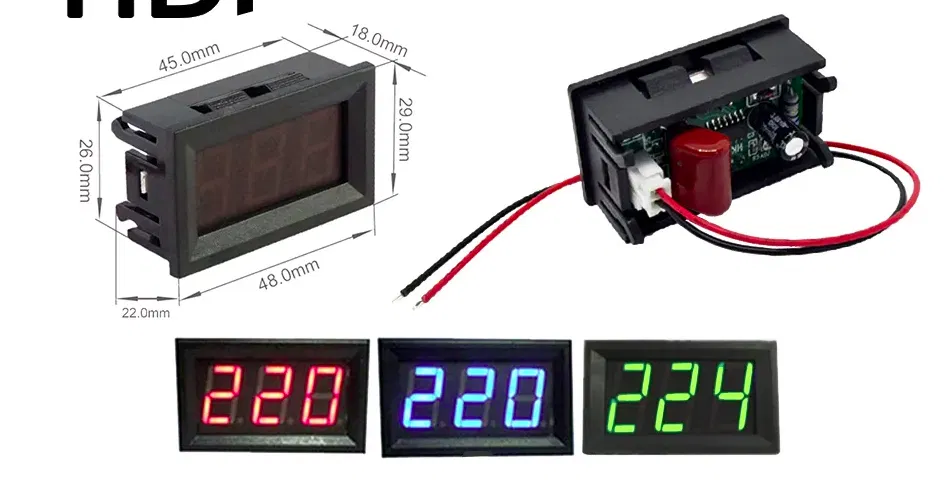 Vỏ hộp đồng hồ điện áp cho variac kiểu Xô Viết cũ - Image 4