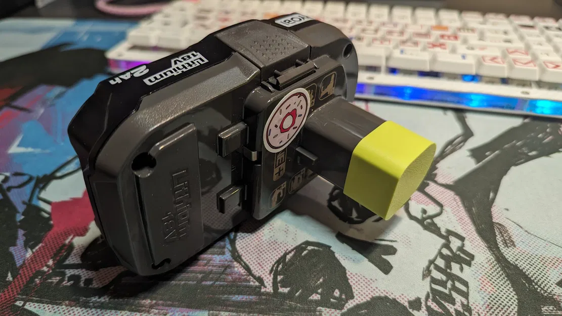 Nắp Chụp Đầu Cực Pin Ryobi 18V - Chế độ Spiral/Vase - Image 1