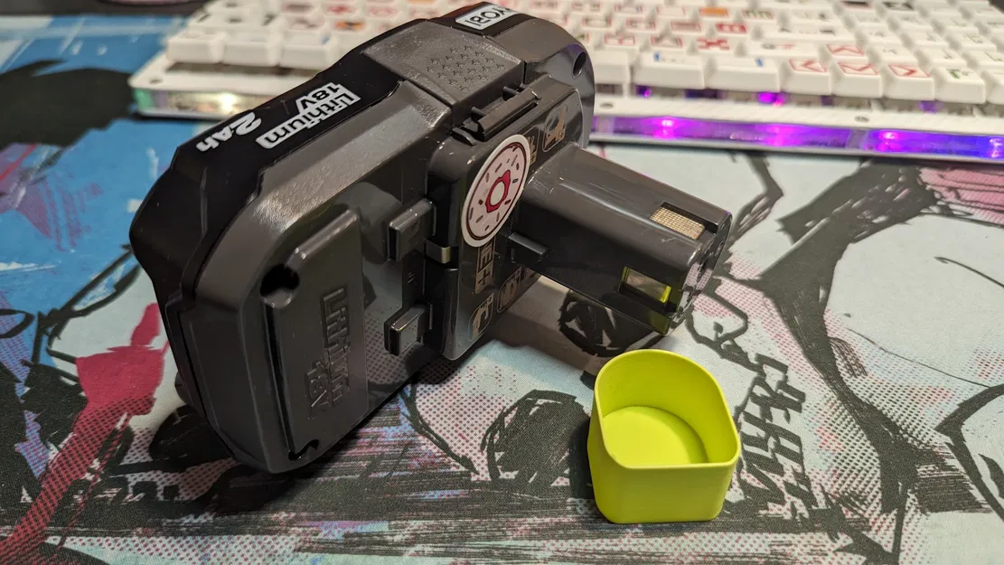 Nắp Chụp Đầu Cực Pin Ryobi 18V - Chế độ Spiral/Vase - Image 2