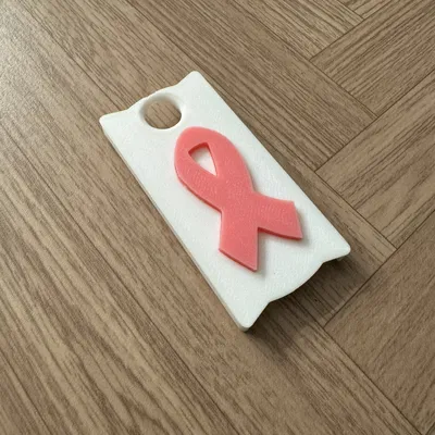 Tấm Tên Ly Stanley Hình Ruy Băng Nhận Thức Ung Thư