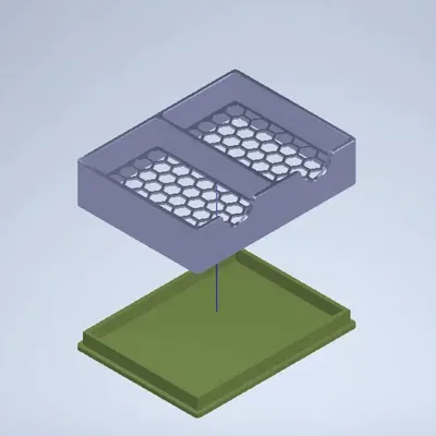 Chỗ phơi khô mút rửa chén