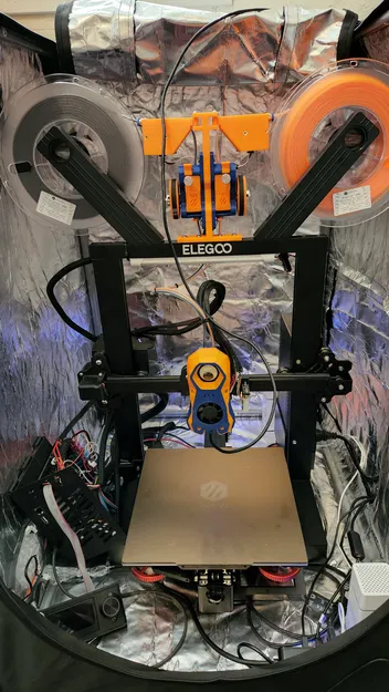 Mount Kẹp Kép Extruder M4 cho Elegoo Neptune 2-2S-2D - Image 1