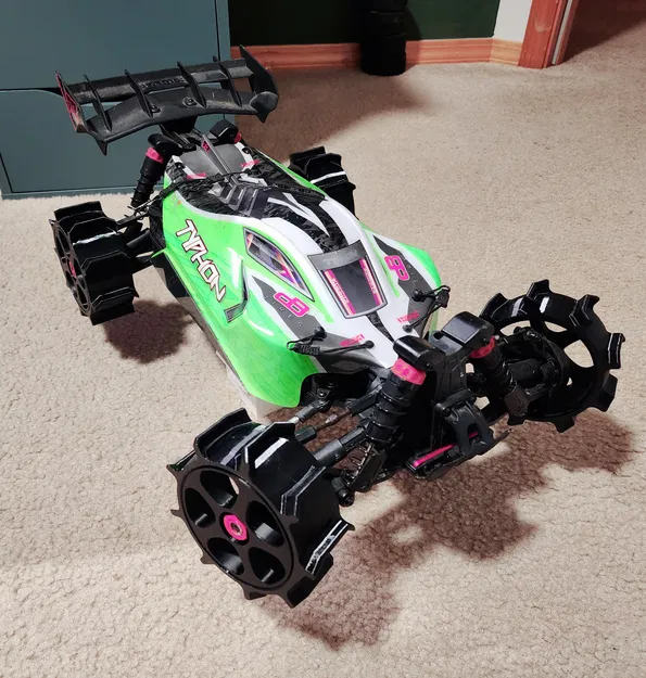 Mâm và Lốp "Paddle Tires" cho ARRMA Typhon Mega - Image 1