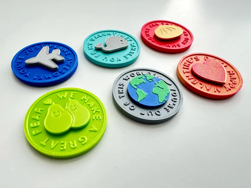 Spinner Hình Đồng Xu Valentine (6 Mẫu) - Image 3