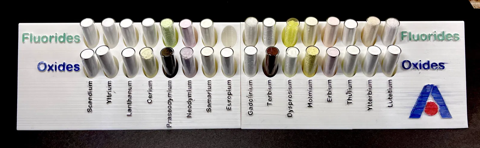 Mô hình trưng bày Oxit & Florua Đất Hiếm - Image 1