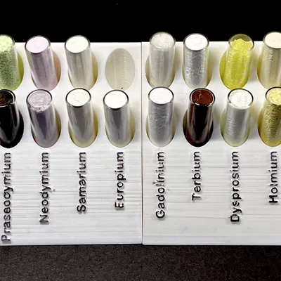 Mô hình trưng bày Oxit & Florua Đất Hiếm