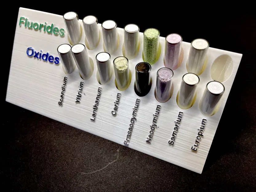 Mô hình trưng bày Oxit & Florua Đất Hiếm - Image 2