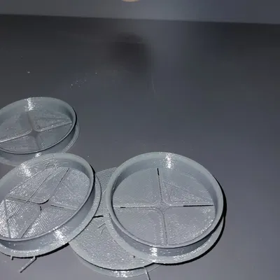 Nắp Luồn Dây Cáp Tròn Cho Nội Thất - 55mm