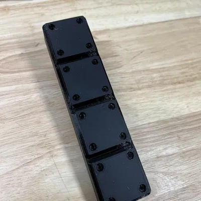 Giá đỡ dao rọc giấy Gridfinity có lỗ nam châm