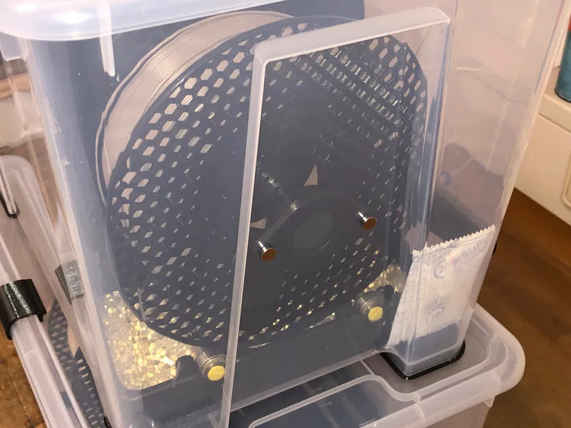 Đế nam châm cho ẩm kế nhiệt kế gắn thùng hoặc hộp đựng filament - Image 4