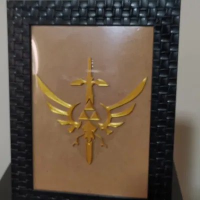Mô hình 2D Zelda Triforce
