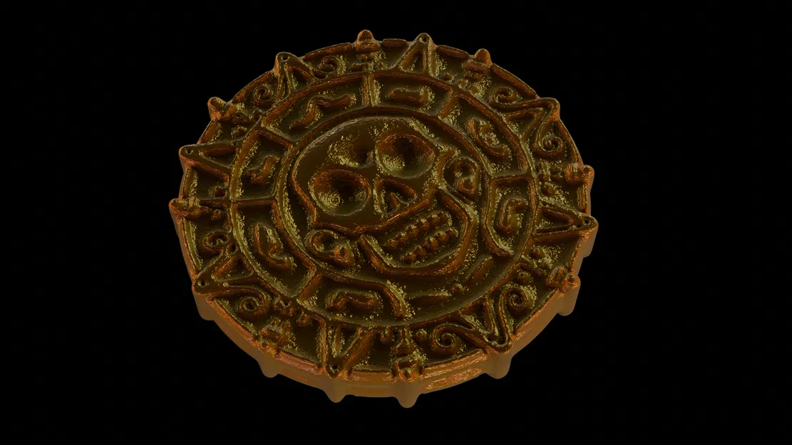 Đồng Xu Vàng Aztec Bị Nguyền Rủa - CursedAztecGoldCoin - Image 1