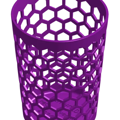 Hộp Cắm Bút Kiểu Lục Giác