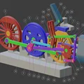 Mô Hình Cơ Cấu Phân Phối Hơi Walschaerts - Thumbnail 2