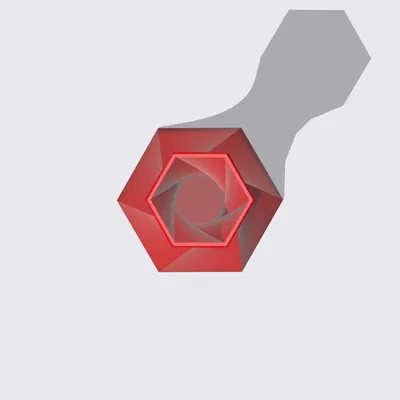 Lọ Hoa Hình Lục Giác