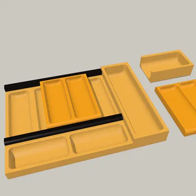 Bộ Tổ Chức Dao Kéo Trượt