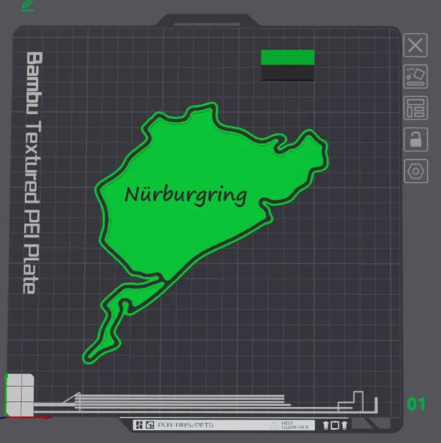Tranh Dán Tường Đường Đua Nürburgring Nordschleife - "Địa Ngục Xanh" - Image 2