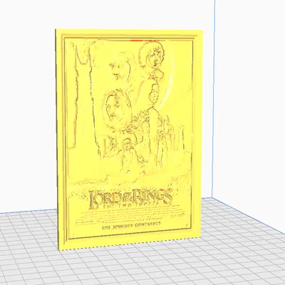 Ảnh Lithophane Poster Phim "The Two Towers"