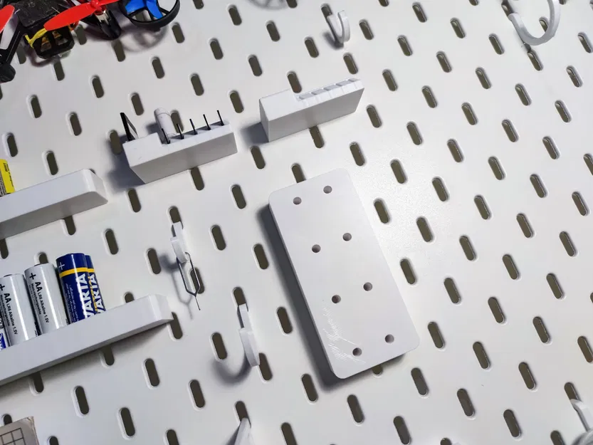 Giá đỡ sạc USB/ổ cắm EU cho IKEA Skadis - Image 3