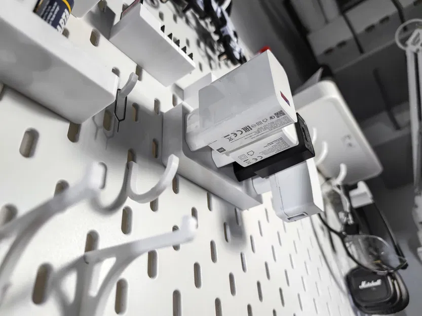 Giá đỡ sạc USB/ổ cắm EU cho IKEA Skadis - Image 5