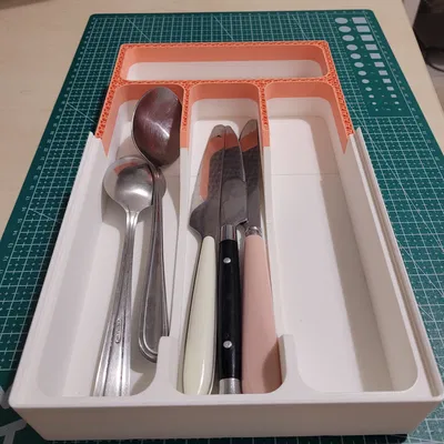 Hộp Đựng Dao Muỗng Nĩa Gridfinity