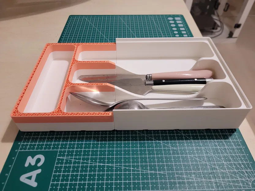 Hộp Đựng Dao Muỗng Nĩa Gridfinity - Image 2