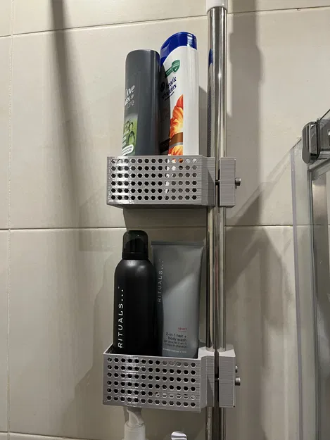 Rổ nhà tắm gắn ống 2 size - Image 5