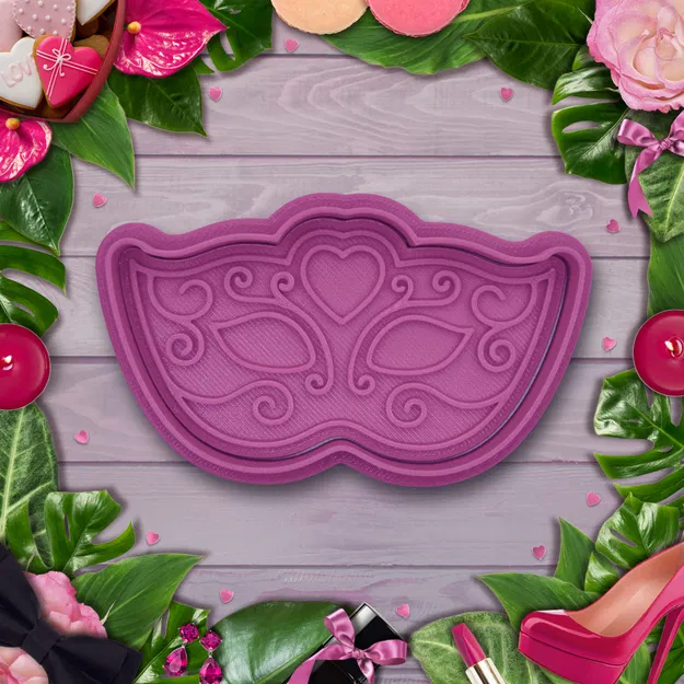Khuôn Cắt Bánh "Erotic - mask cookie cutter" - Image 1