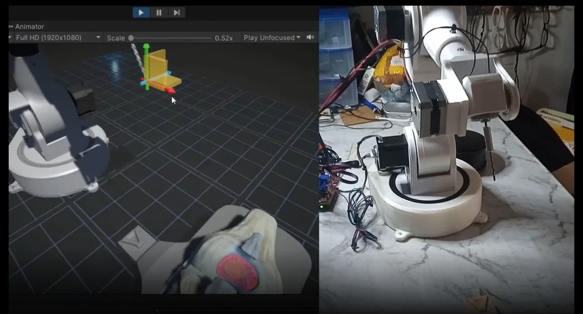 Cánh Tay Robot Khoan (4 DOF) - Image 2
